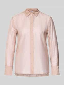 Emily Van den Bergh Regular fit overhemdblouse met siersteentjes