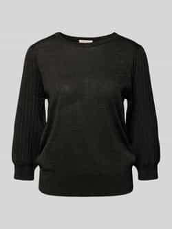 FREE QUENT Gebreide pullover met ribboorden model 'GLITTA'