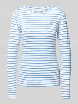 Kaffe Shirt met lange mouwen en streepmotief model 'Liddy'