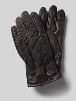 Barbour Handschoenen van echt leer model 'DARWEN'