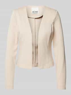 Ichi Regular fit blazer met opengewerkte voorkant model 'KATE'