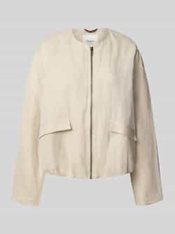 Pepe Jeans Relaxed fit blouson van een mix van linnen en katoen model 'SONIA'