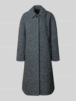 Scotch & Soda Lange jas met platte kraag en knoopsluiting