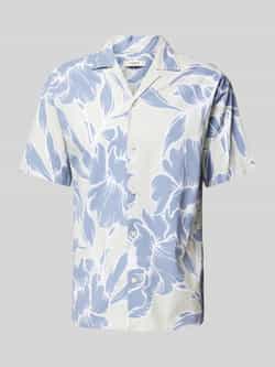 JACK & JONES PREMIUM regular fit overhemd JPRBLAPALMA met all over print green tint