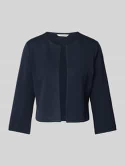 Tom Tailor Shaped fit korte blazer van katoenmix
