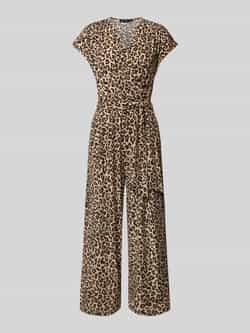 Betty Barclay Jumpsuit met V-hals en strikceintuur