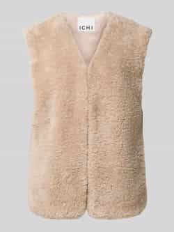 Ichi Gilet met imitatiebont model 'HIZALA'