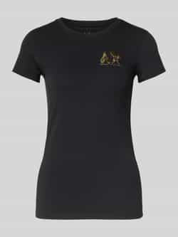 Armani Exchange T-shirt met logo en ronde hals