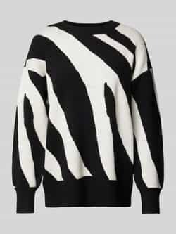 Vero Moda Regular fit gebreide pullover met two-tone-motief model 'NANCY'