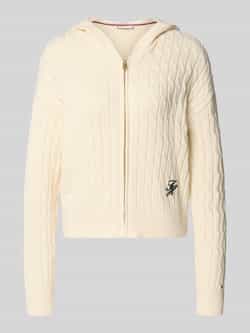 Tommy Hilfiger Comfort fit gebreid jack van puur katoen model 'CALICO'