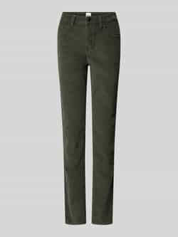 BRAX Slim fit corduroy broek van katoenmix model 'Mary'