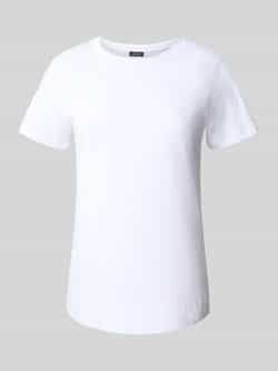 Joop! T-shirt met labelstitching en ronde hals
