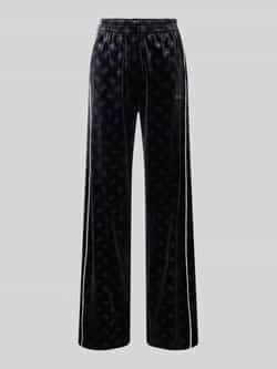 Guess Activewear Straight fit sweatpants met labelstitching model 'KRISSY'
