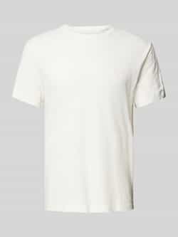 Calvin Klein Katoen Linnen Heren T-Shirt Beige Heren