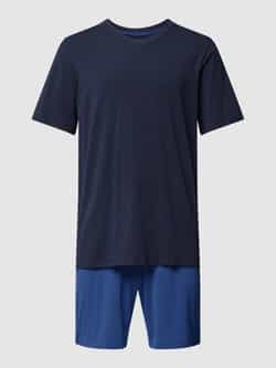 Schiesser Pyjama in two-tone-stijl