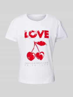Zadig & Voltaire T-shirt met strass-steentjes model 'WALK'