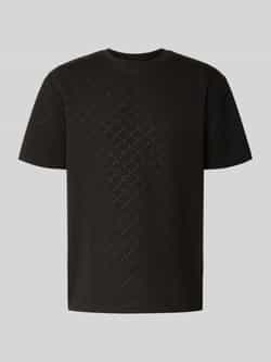 JOOP! Collection T-shirt met geribde ronde hals