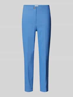 Christian Berg Woman Slim fit stoffen broek met verkort model