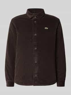 Lacoste Oversized overhemdjack in ribcordlook