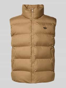 Adidas Originals Bodywarmer met logoprint en opstaande kraag