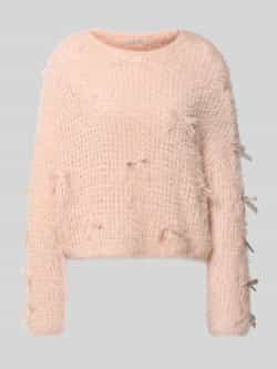 Guess Gebreide pullover met strikdetails