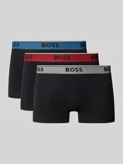 Boss Regular fit boxershort van katoenmix in een set van 3 stuks