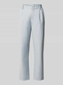 Drykorn Straight leg pantalon met bandplooien model 'DISPATCH'