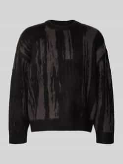 Jack & jones Gebreide pullover met ribboorden model 'COVER'