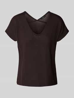 Opus Gebreid shirt met V-hals model 'Sirukus'