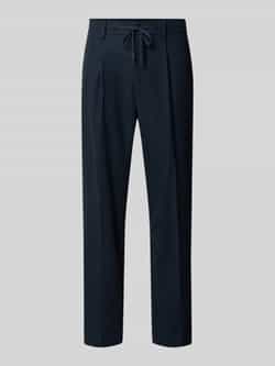 Selected Homme Tapered broek van wol model 'LEROY'