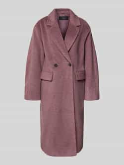 Vero Moda Regular fit lange jas met reverskraag model 'LELEA'