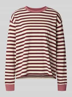 Jake*s Casual Longsleeve met ronde hals