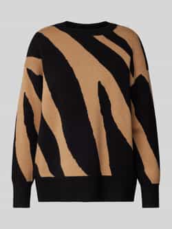Vero Moda Regular fit gebreide pullover met two-tone-motief model 'NANCY'