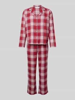 Tommy Hilfiger Underwear Pyjama LS FLNL SHIRT PJ SET (EXT.SIZE) (set 2-delig 2-delig)