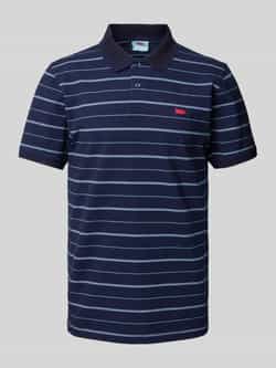 Levi's Slim fit poloshirt met labelstitching model 'HOUSEMARK'