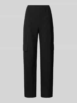 MAX&Co. Wide leg cargobroek met elastische band model 'Leonida'