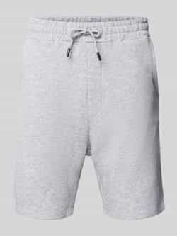 JACK & JONES PANTS STUDIO gemêleerde regular fit short JPSTGORDON grijs