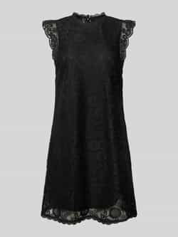 Pieces Regular fit kanten jurk met geschulpte zoom model 'OLLINE'