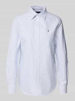 Polo Ralph Lauren Regular fit overhemdblouse met logostitching