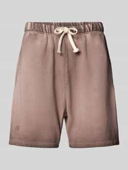 ANOTHER COTTON LAB Relaxed fit korte broek met labelprint