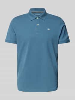 Tom Tailor Regular fit poloshirt van katoen-piqué met logostitching