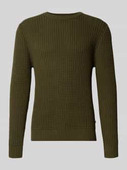 Matinique Gebreide pullover met ronde hals model 'triton'