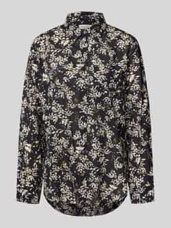 Marc O'Polo Relaxed fit blouse met lange mouwen van puur katoen