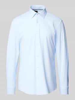 Boss Slim fit zakelijk overhemd met kentkraag model 'Hank'