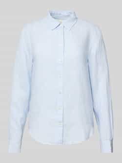 Gant Regular fit linnen overhemd met platte kraag