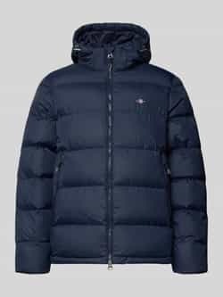 Gant Regular fit gewatteerd jack met logostitching model 'Cloud'