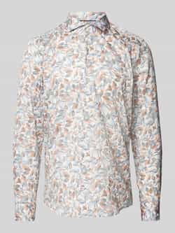 Joop! Slim fit zakelijk overhemd met all-over motief