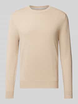 Pepe Jeans Gebreide pullover met ronde hals model 'Andre'