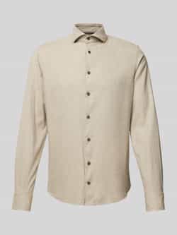 Profuomo Bruin Flanel Overhemd Klassiek Casual Must-Have Brown Heren
