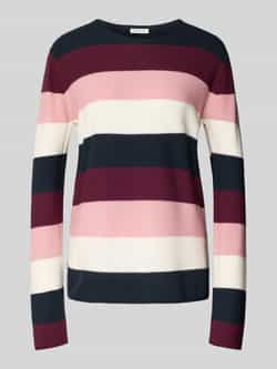 Tom Tailor Regular fit gebreide pullover van een mix van katoen en viscose